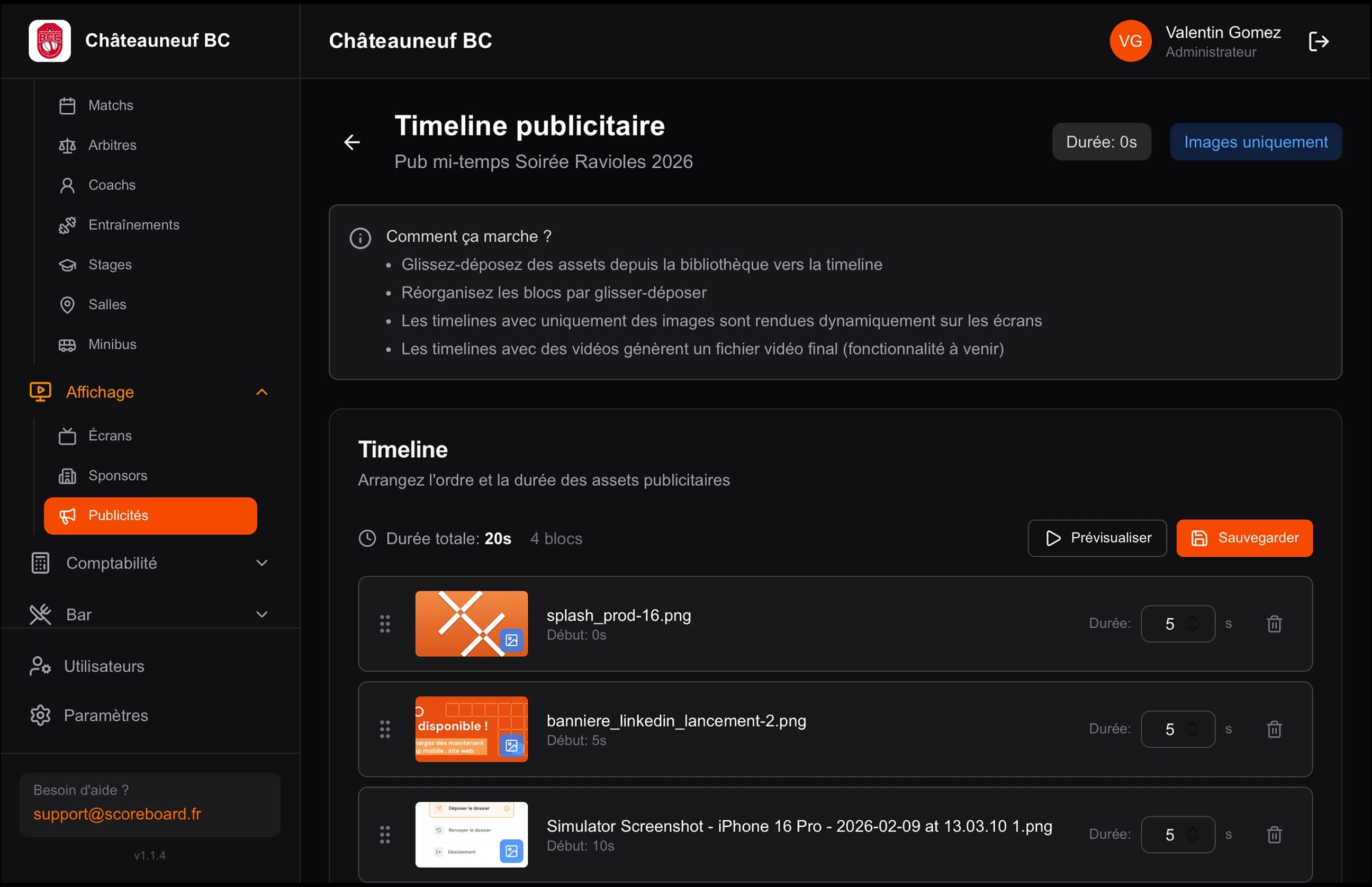 Publicités vidéo dynamiques